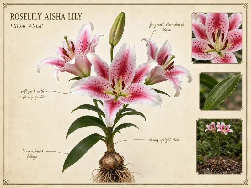 Roselily Aisha Lily (Lilium Roselily Aisha)