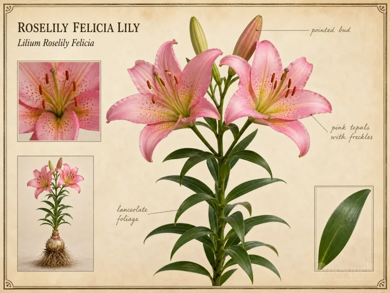 Roselily Felicia Lily (Lilium Roselily Felicia)