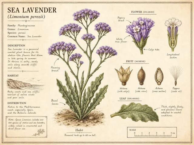 Sea Lavender (Limonium perezii)