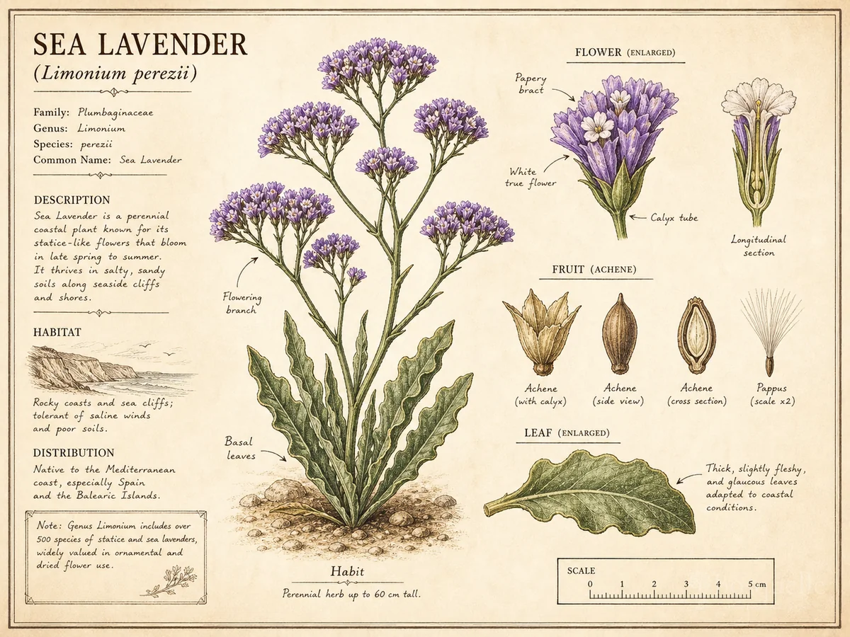 Sea Lavender (Limonium perezii)