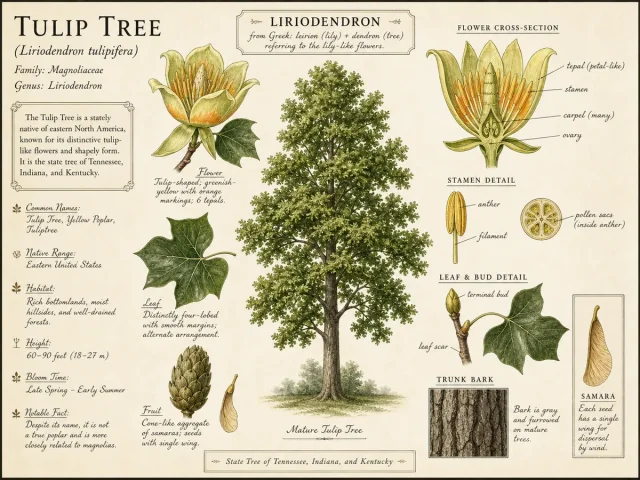 Tulip Tree (Liriodendron tulipifera)