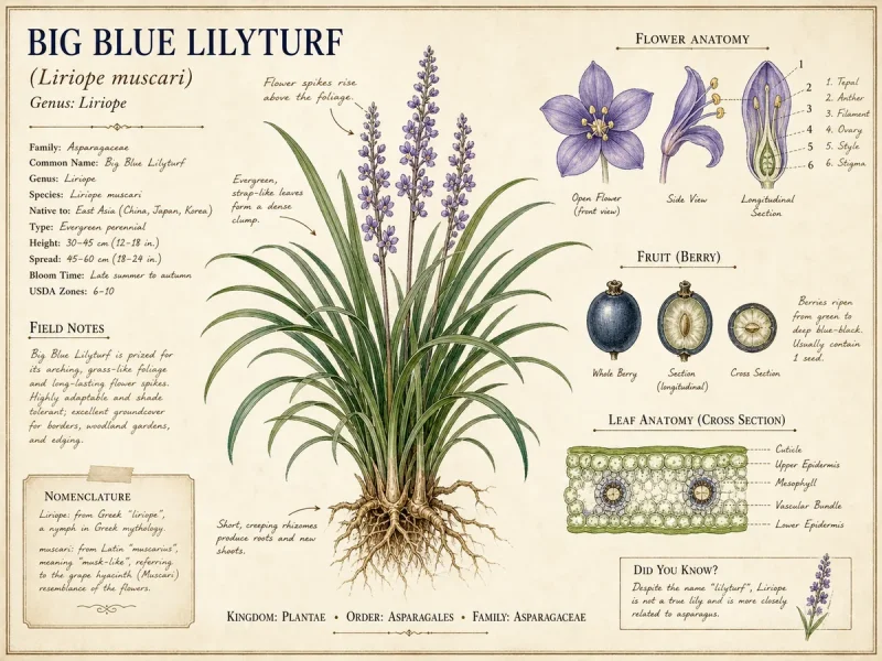 Big Blue Lilyturf