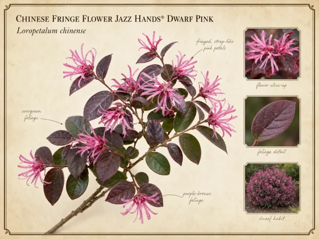 Chinese Fringe Flower Jazz Hands® Dwarf Pink
