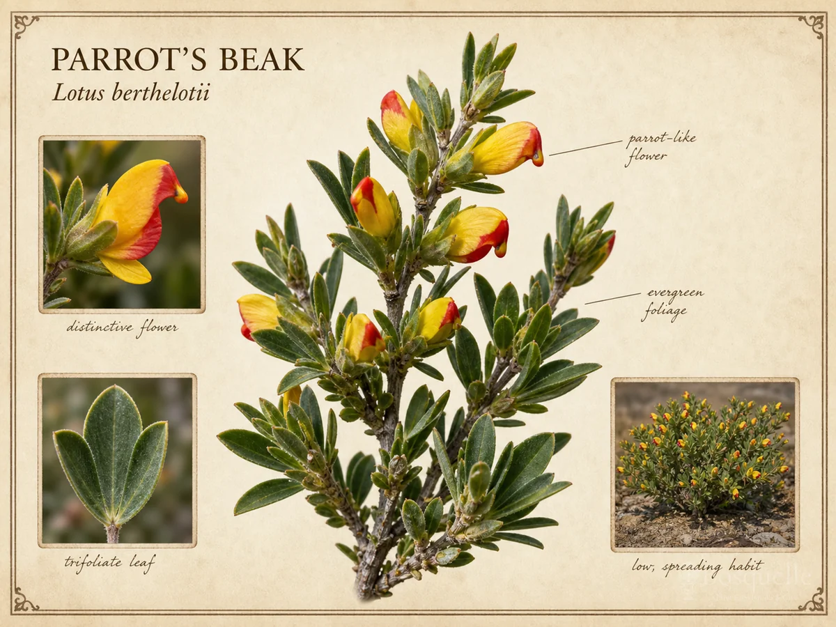 Parrot’s Beak (Lotus berthelotii)