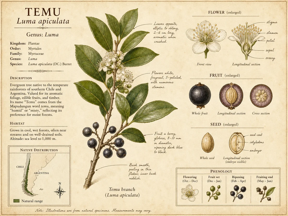Temu (Luma apiculata)