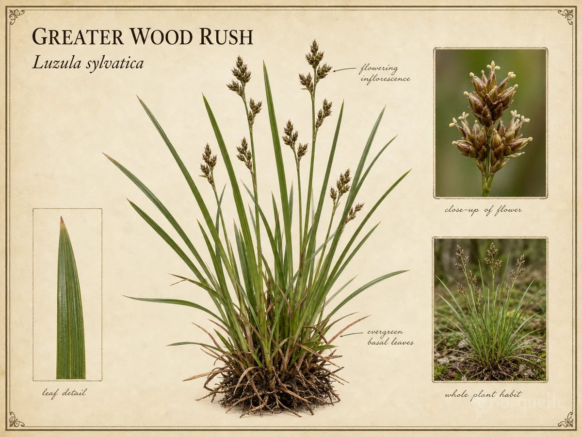 Greater Wood Rush (Luzula sylvatica)