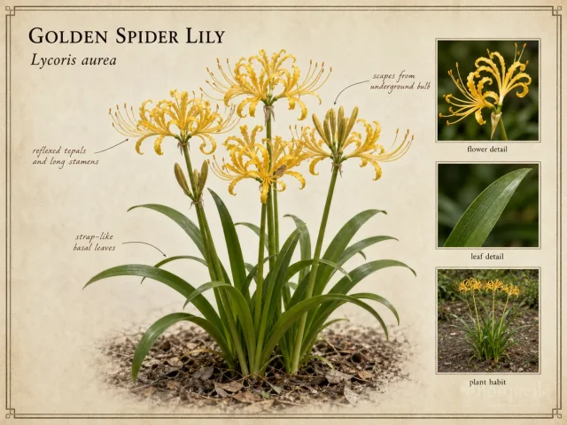 Golden Spider Lily (Lycoris aurea)