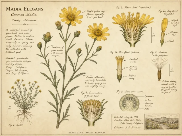Common Madia (Madia elegans)