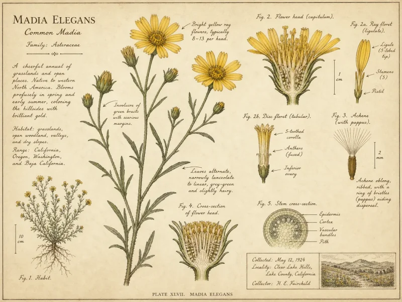 Common Madia (Madia elegans)