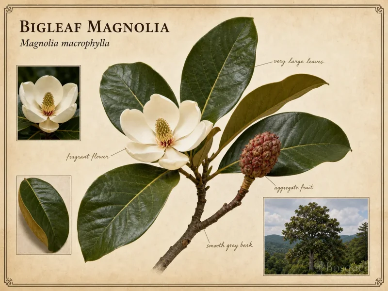 Bigleaf Magnolia (Magnolia macrophylla)