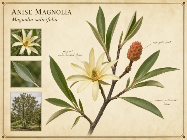 Anise Magnolia (Magnolia salicifolia)