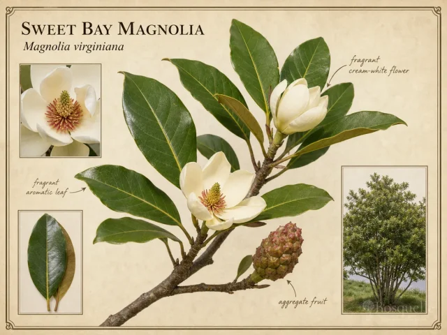 Sweet Bay Magnolia (Magnolia virginiana)