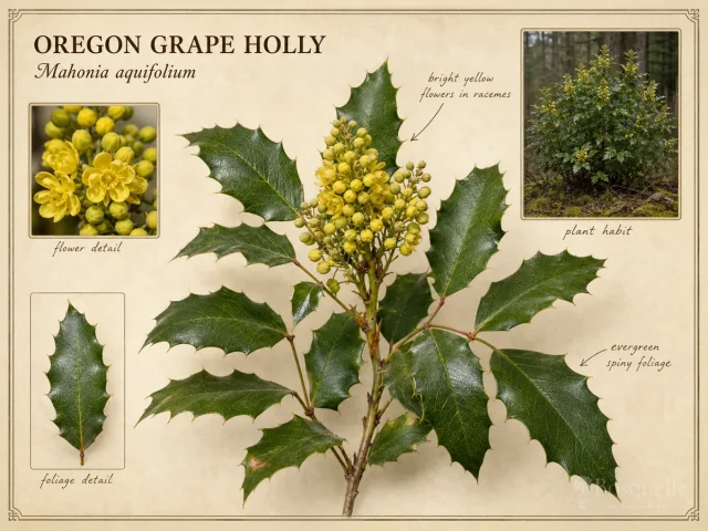 Oregon Grape Holly (Mahonia aquifolium)