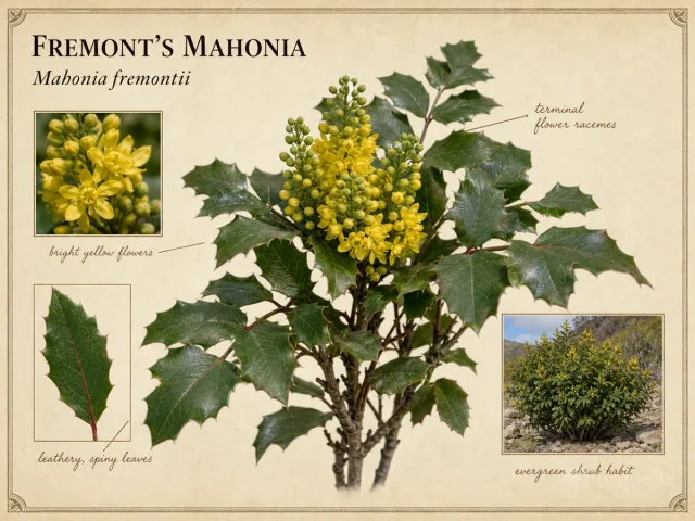 Fremont’s Mahonia (Mahonia fremontii)
