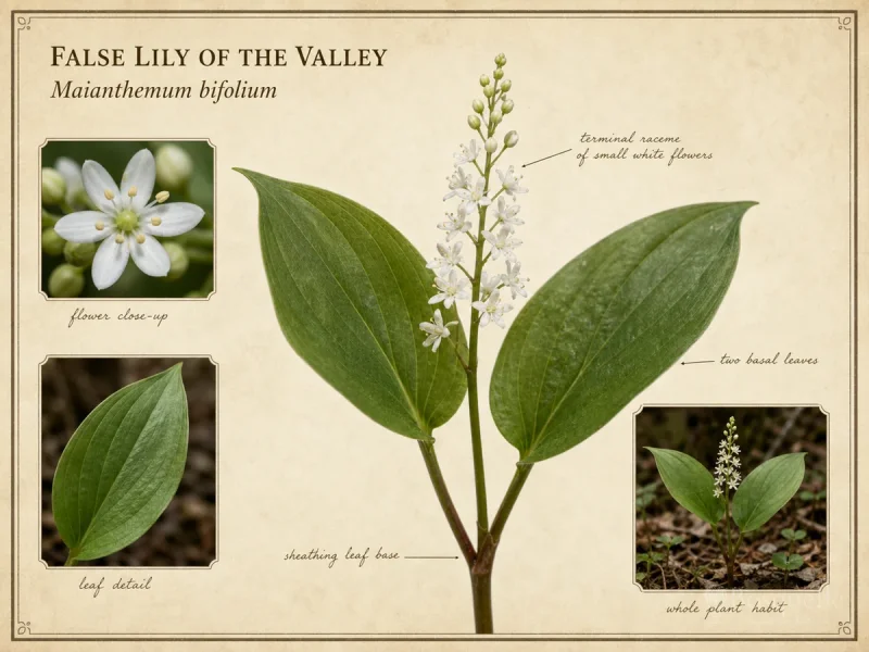 False Lily of the Valley (Maianthemum bifolium)