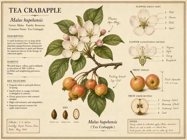 Tea Crabapple (Malus hupehensis)