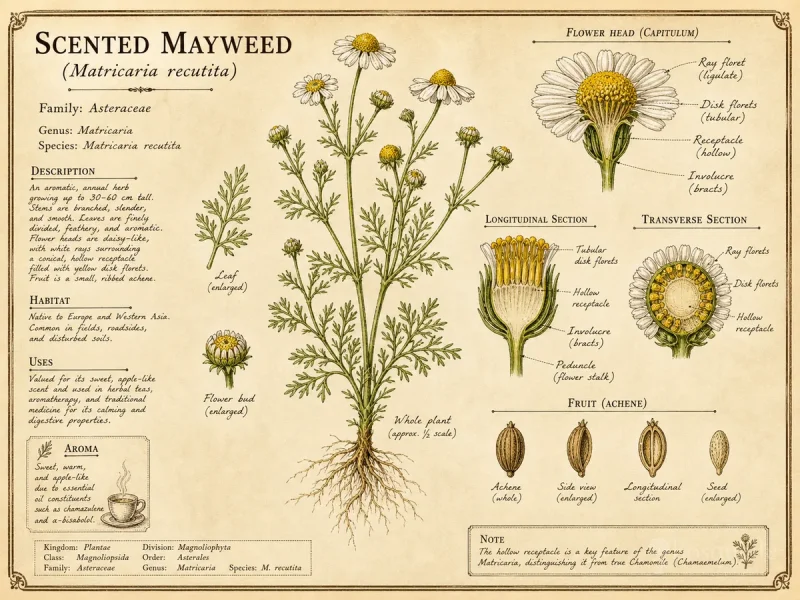 Scented Mayweed — Sow the seed on the surface