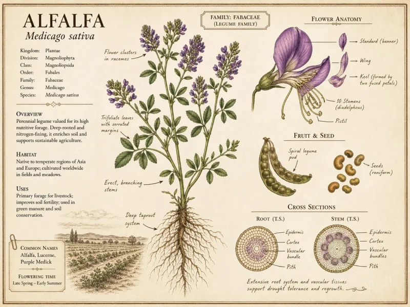 Alfalfa (Medicago sativa)