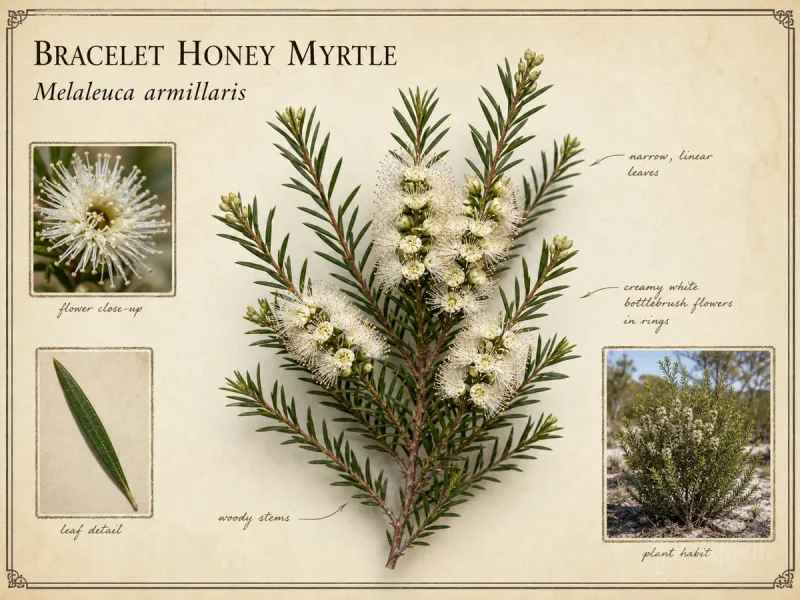 Bracelet Honey Myrtle (Melaleuca armillaris)