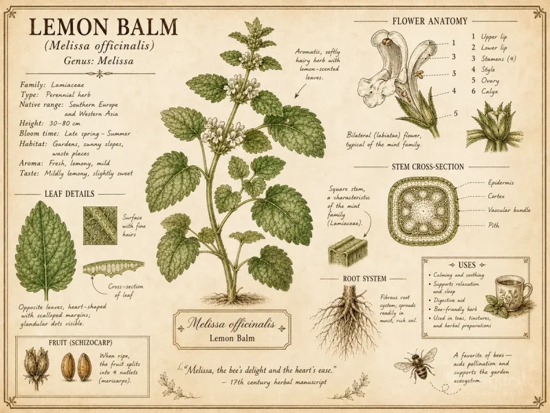Lemon Balm (Melissa officinalis)