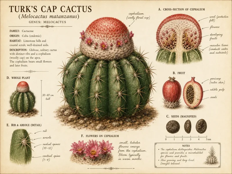 Turk’s Cap (Melocactus matanzanus)