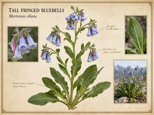 Tall Fringed Bluebells (Mertensia ciliata)