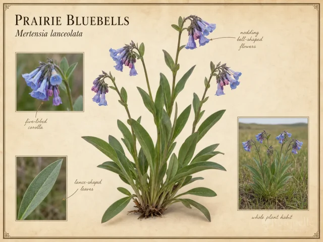 Prairie Bluebells (Mertensia lanceolata)