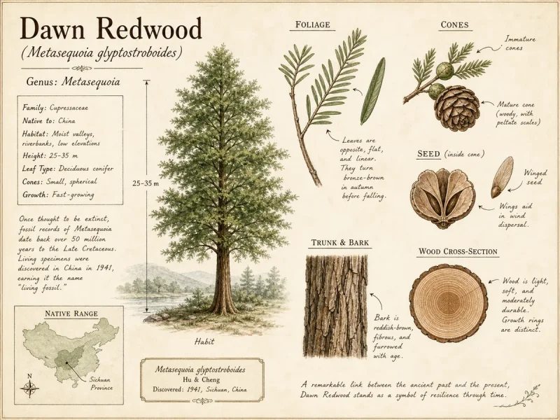 Dawn Redwood (Metasequoia glyptostroboides)