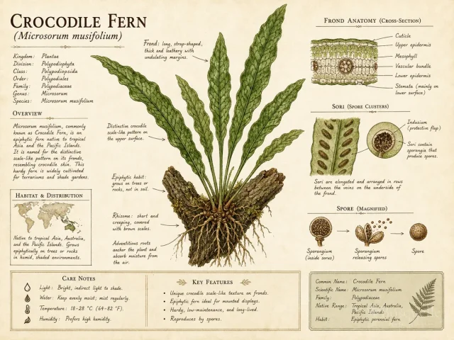 Crocodile Fern