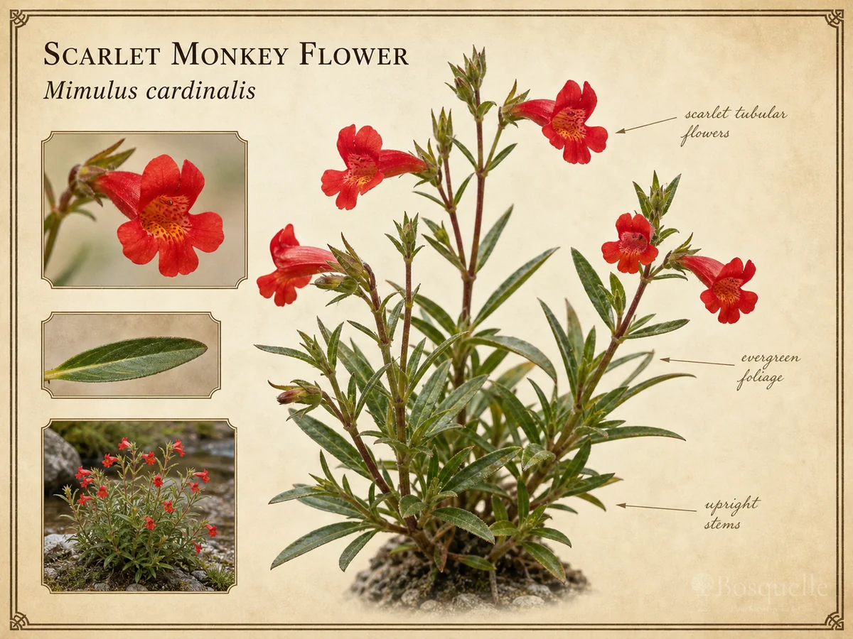 Scarlet Monkey Flower