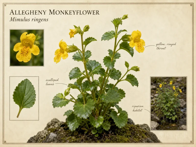 Allegheny Monkeyflower (Mimulus ringens)