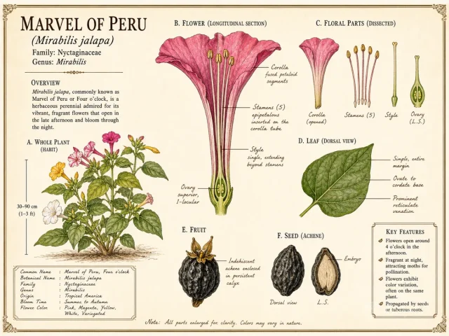Marvel of Peru (Mirabilis jalapa)