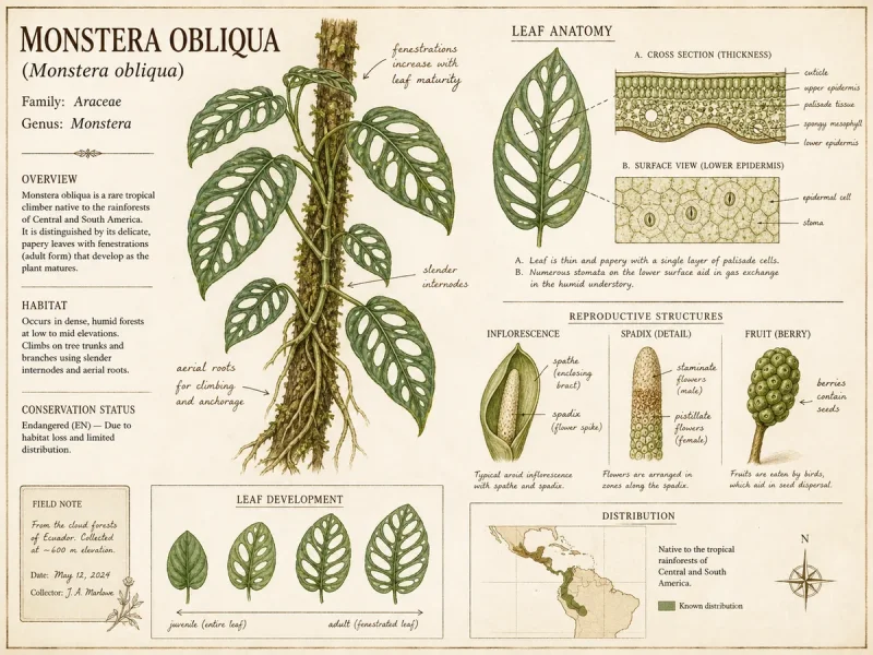 Monstera obliqua