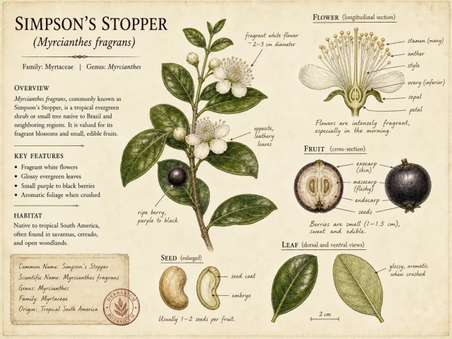 Simpson’s Stopper (Myrcianthes fragrans)