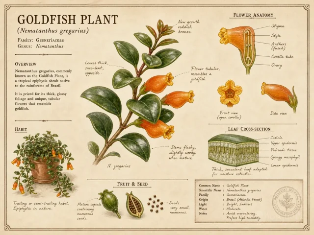 Goldfish Plant (Nematanthus gregarius)