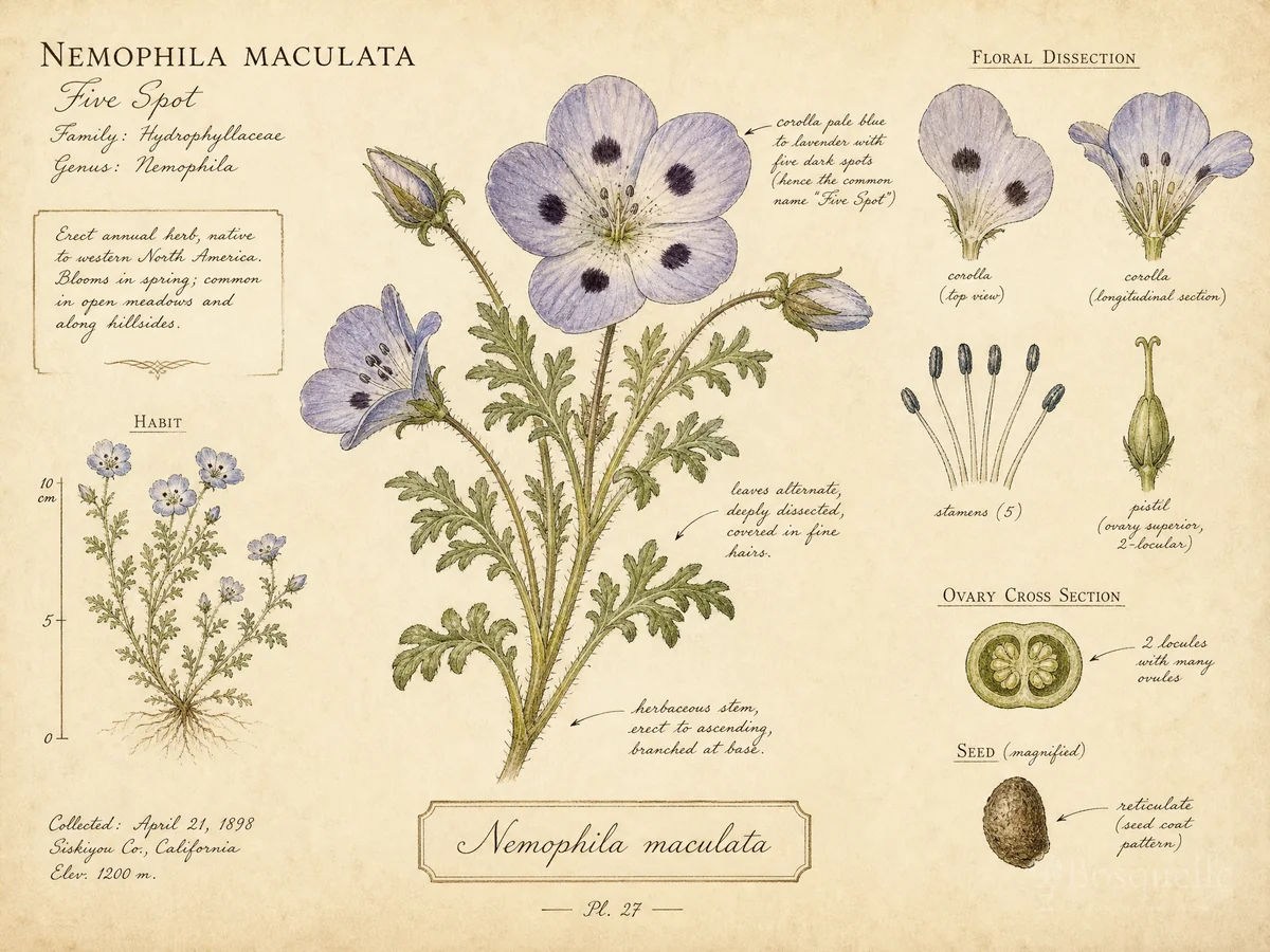 Five Spot (Nemophila maculata)