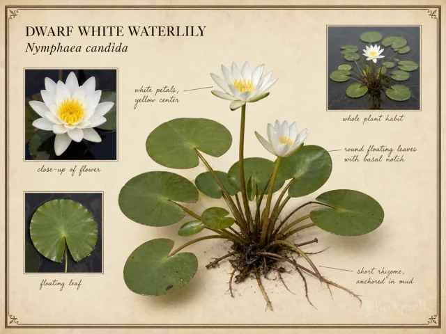 Dwarf White Waterlily