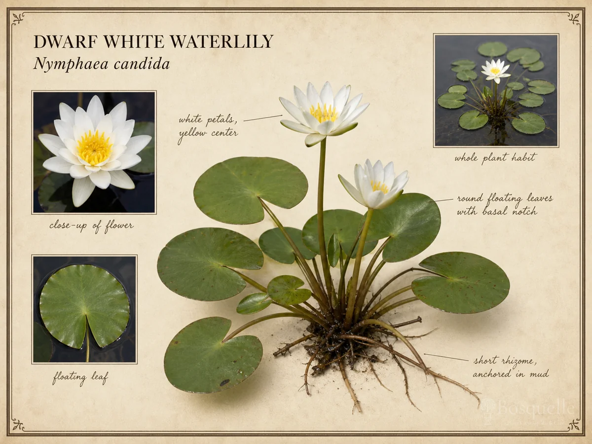 Dwarf White Waterlily