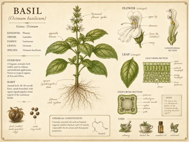 Basil (Ocimum basilicum)