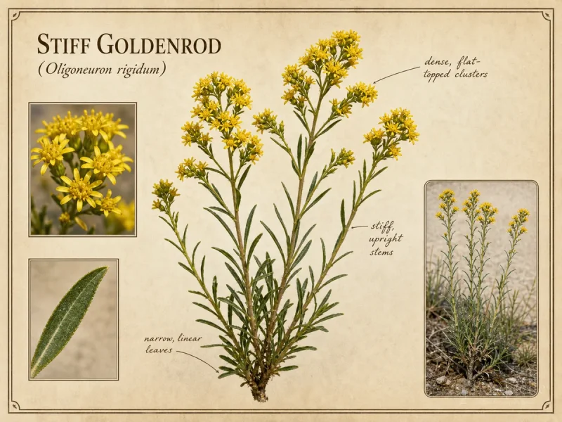 Stiff Goldenrod (Oligoneuron rigidum)