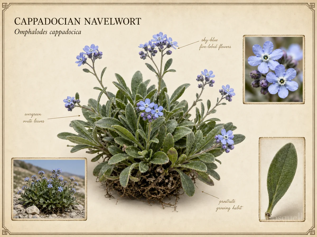 Cappadocian Navelwort (Omphalodes cappadocica)