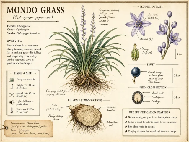 Mondo Grass — What else likes moist shade · Give it shade, even…