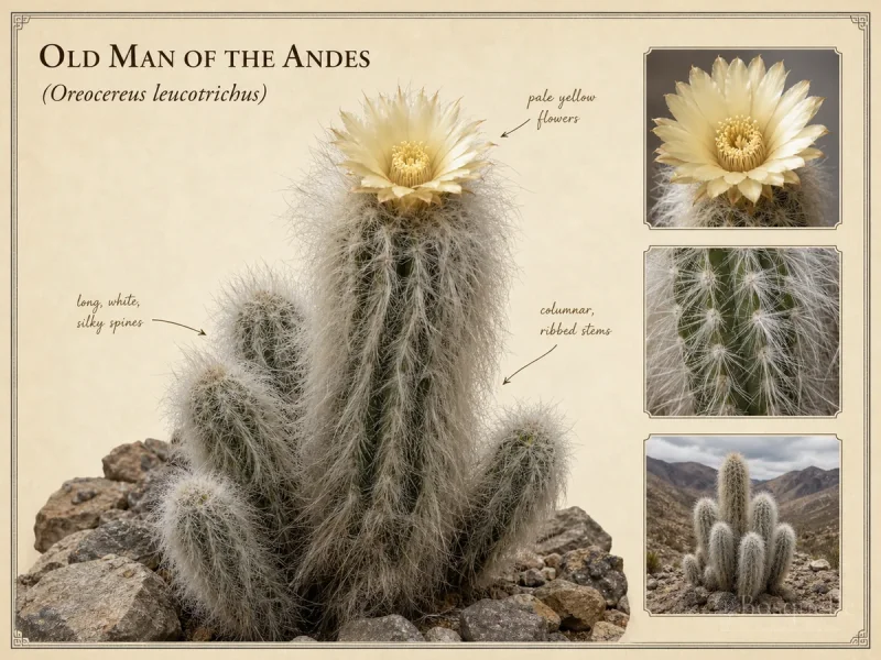 Old Man Of The Andes (Oreocereus leucotrichus)