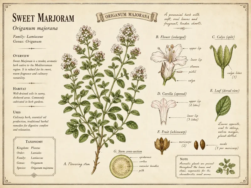 Sweet Marjoram (Origanum majorana)