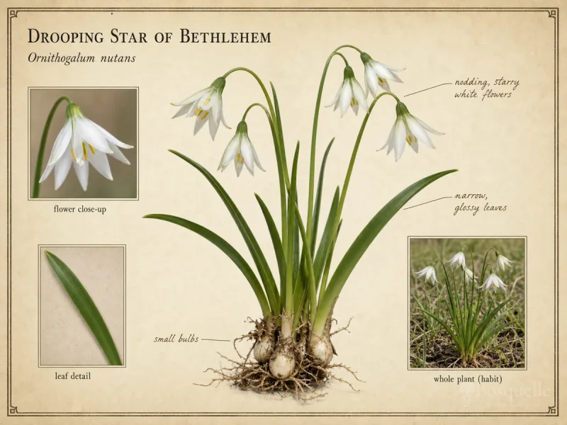 Drooping Star of Bethlehem (Ornithogalum nutans)