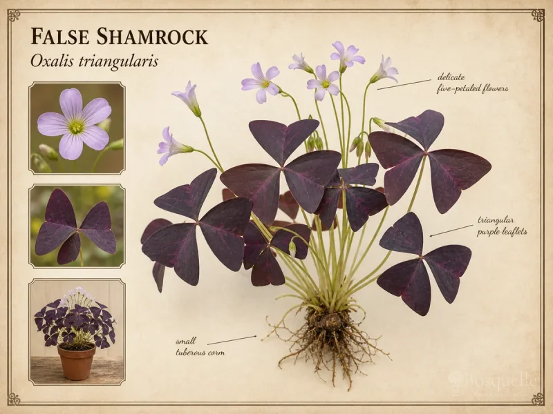 False Shamrock (Oxalis triangularis)