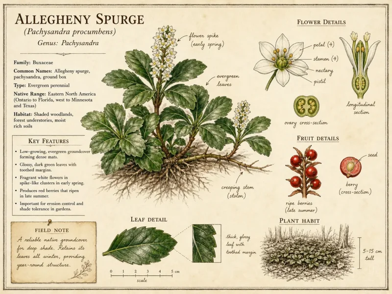 Allegheny Spurge (Pachysandra procumbens)
