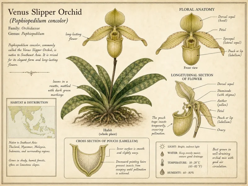 Venus Slipper Orchid