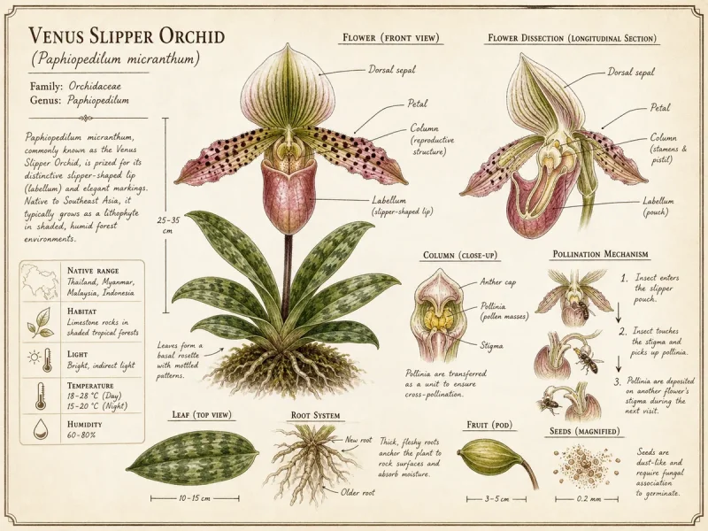 Venus Slipper Orchid