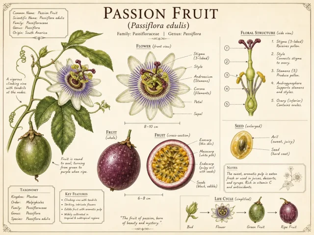Passion Fruit (Passiflora edulis)